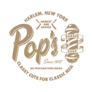 Pop’s Barber Shop (aged look) T-Shirt