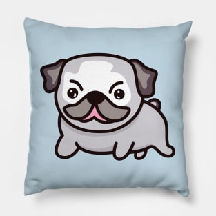 Pug Dog Lover - Cute Dog Drawing Pillow