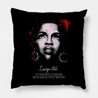 Lauryn Hill Fugees The Famous Vintage Retro Rock Rap Hiphop Pillow