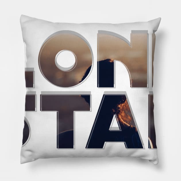 Lone Star Pillow by afternoontees