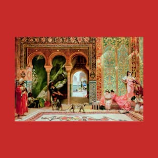 A royal palace in Morocco by Jean-Joseph Benjamin-Constant T-Shirt