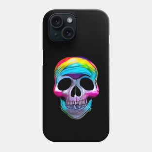 Rainbow Skull Phone Case