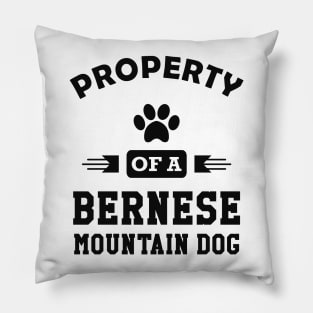 Bernese mountain dog - Property of a bernese mountain dog Pillow