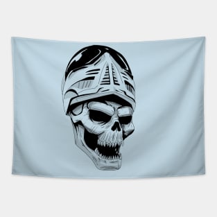 Paintball Skull Tapestry