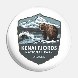 Kenai Fjords National Park Alaska Wildlife Pin