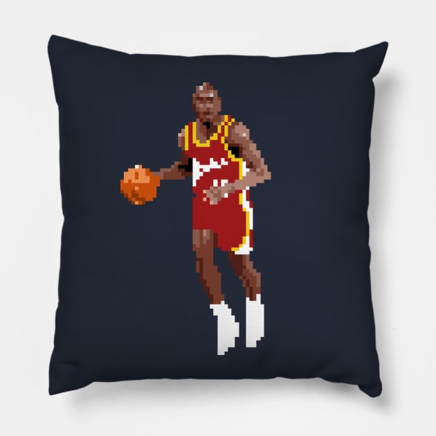 Mookie Blaylock Pixel Dribble Pillow by qiangdade