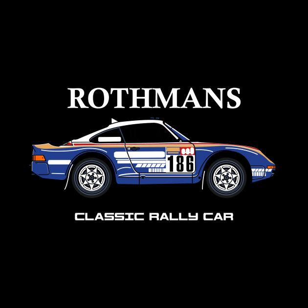 Rally Car Legend Rothmans by masjestudio