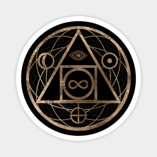 Philosopher's stone symbol Magnet