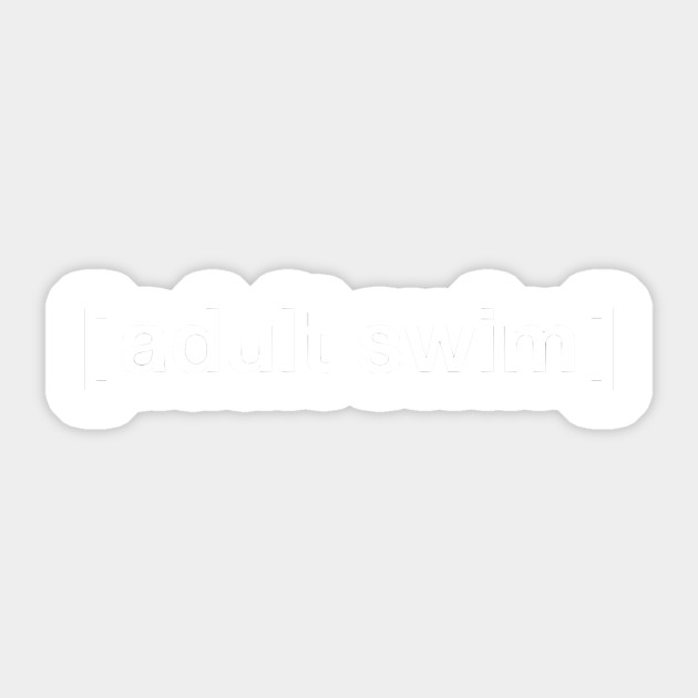 Adult Swim Logo Tv Station Sticker Teepublic Au
