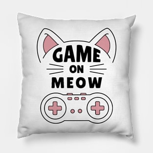 GAME ON MEOW Pillow