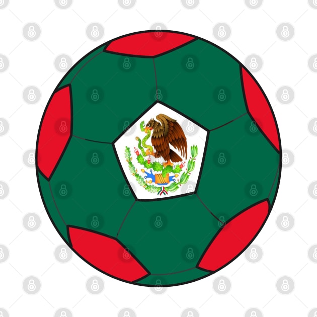 mexican flag football by persa