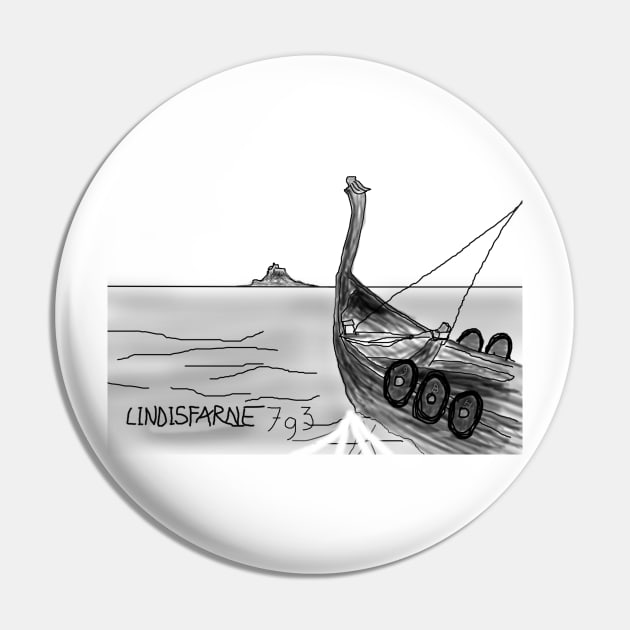 Vikings arriving at Lindisfarne by 9BH Pin by JD by BN18 