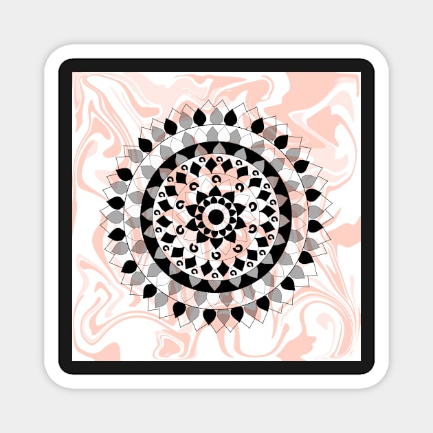 Achromatic mandala Magnet by cocodes