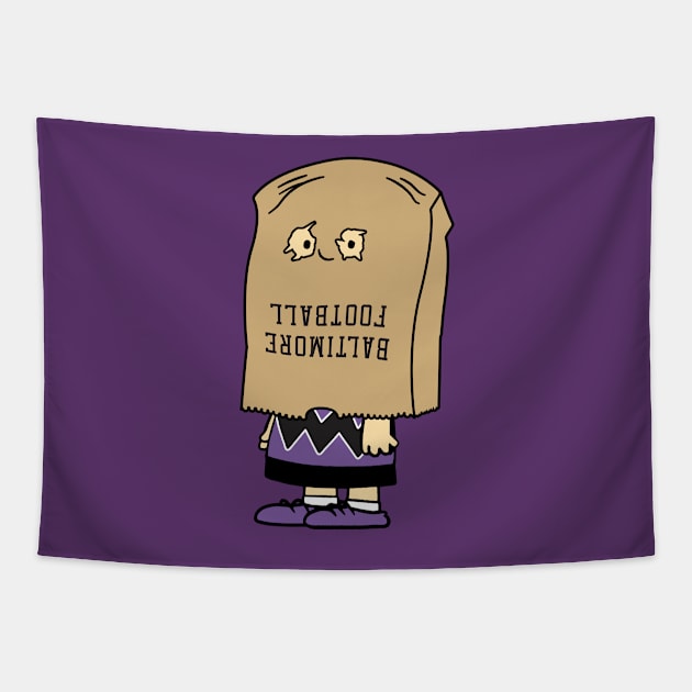 Baltimore Bag Of Shame Tapestry by unsportsmanlikeconductco