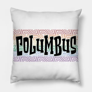 LGBTQ PRIDE USA COLUMBUS Pillow