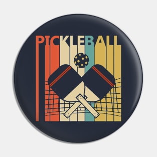 Vintage Retro Pickleball Pin