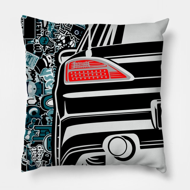 Nissan Silvia S15 Pillow by gaplexio