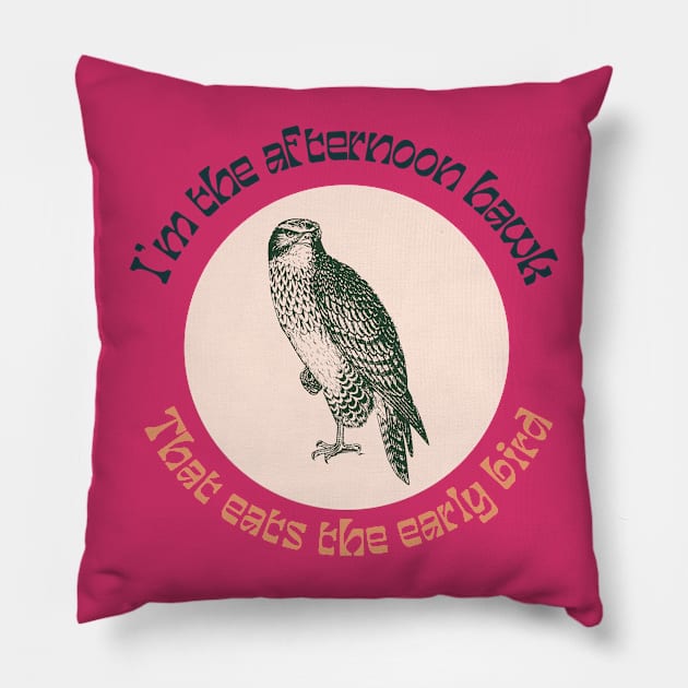 Afternoon hawk 3 Pillow by Terzetto 