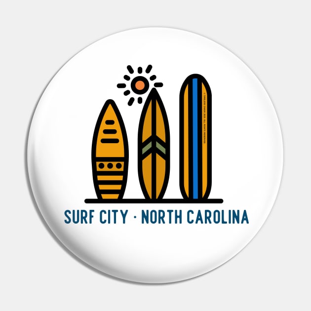 Surf City North Carolina Surfboards Pin by Timeless Chaos