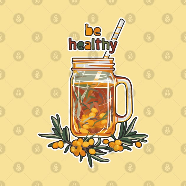 Be healthy. Sea buckthorn warm drink by lents