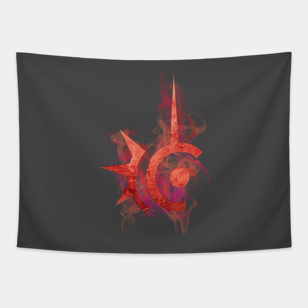 Final Fantasy XIV Red Mage Tapestry by Fadelias