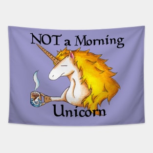 NOT a Morning Unicorn Tapestry