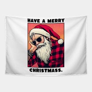 hipster boring christmas Tapestry