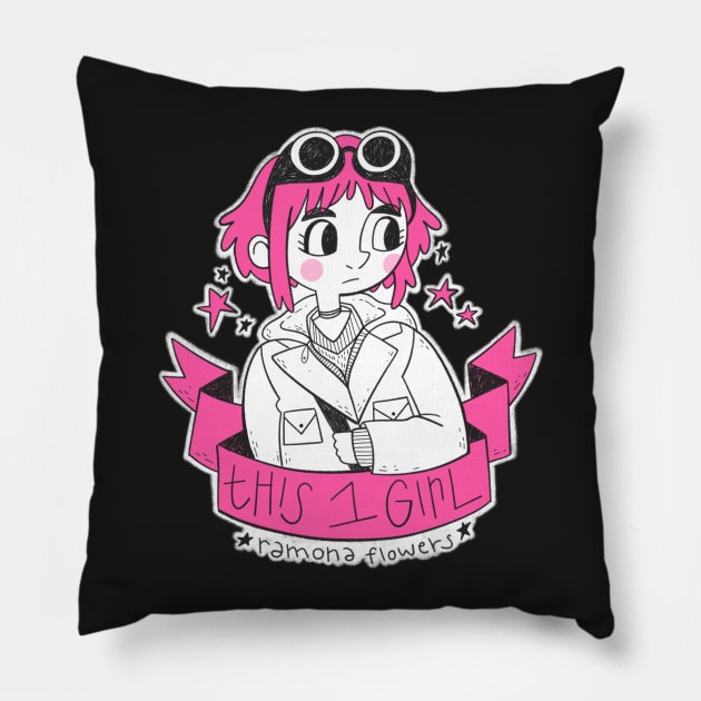 This One Girl (Ramona) Pillow by Andyn