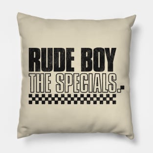 Rude Boy Vintage Pillow