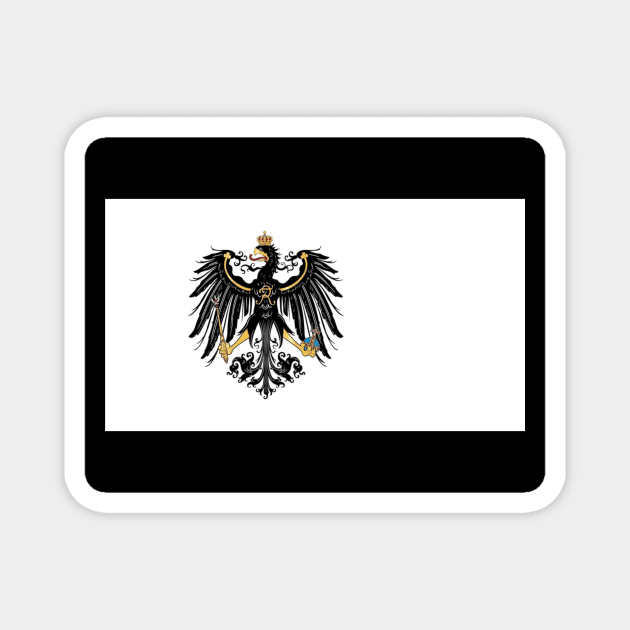 Prussian coat of arms flag Magnet by AidanMDesigns