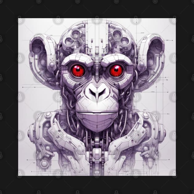 Technical Cyber Monkey by R.W.TDesign