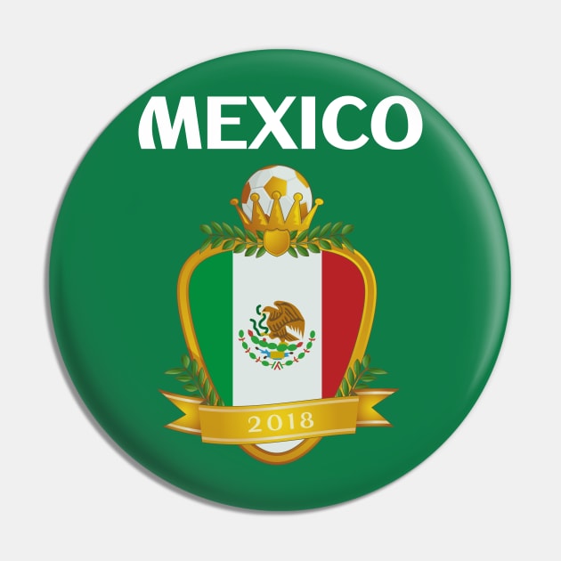 Team Mexico Futbol El Tri Pin by Underground Cargo