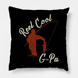 Reel Cool G-Pa Fishing Grandpa Grandfather Gift Pillow