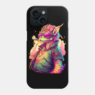 Retro Dragon in New Sunglasses Phone Case