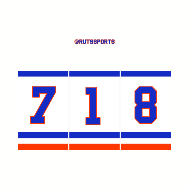 Rep Your Area Code (NYI 718) by RUTSSports