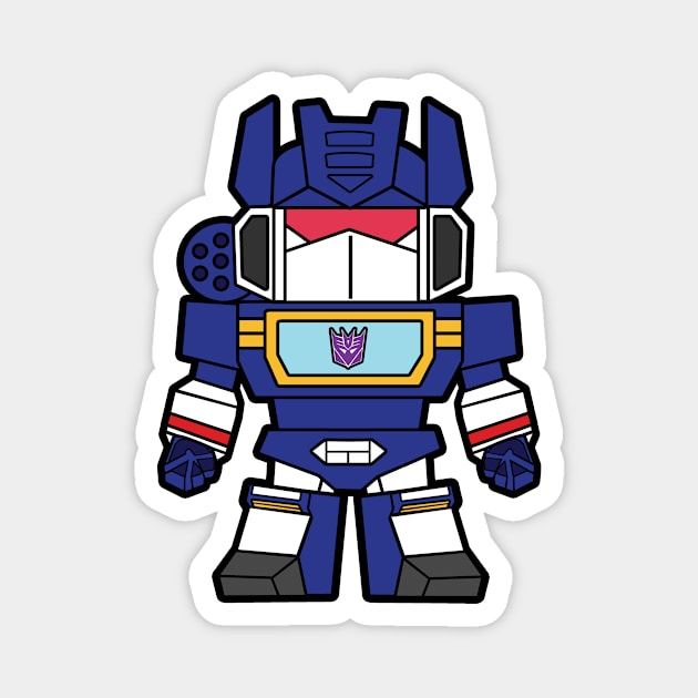 Soundwave Chibi Magnet by liora natalia