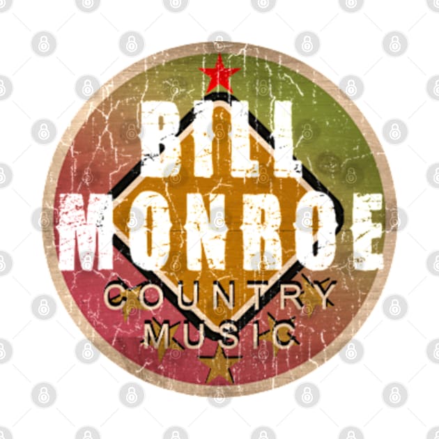 Bill Monroe Artdrawing - COUNTRY MUSIC by Kokogemedia Apparelshop