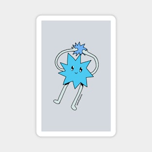 Silly Little Guy | Blue Version Magnet