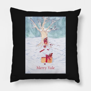 Woodland creatures + Merry Yule Pillow