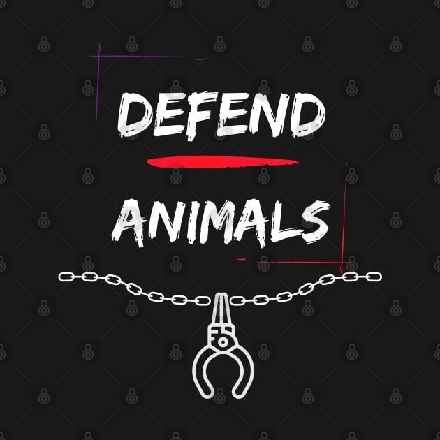 Defend Animals Vegan Design by zackdesigns