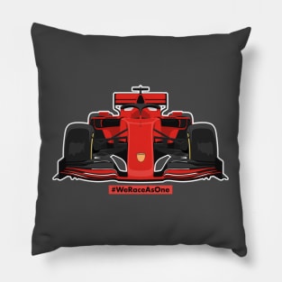 Formula car one 1 f we race as one red racing Pillow