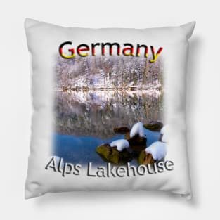 Life in the German Alps - Alpsee Lake House Pillow