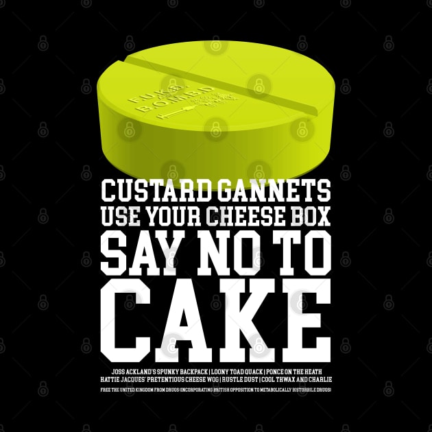 Hey Custard Gannets, Use your Cheese Wog and Say No to Cake by Meta Cortex