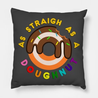 As straight as a Doughnut Pillow