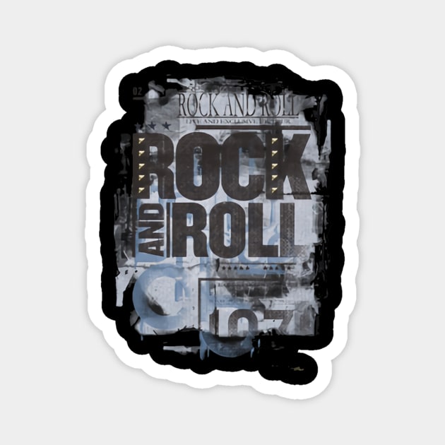 Rock And Roll Magnet by asokabudaya