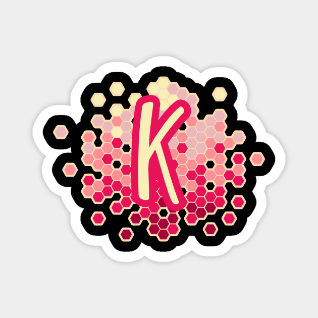 Initial Letter K Fancy Pink Ornament Initial Monogram Name Letter K Magnet Teepublic See more ideas about fancy letters, lettering alphabet, lettering. initial letter k fancy pink ornament