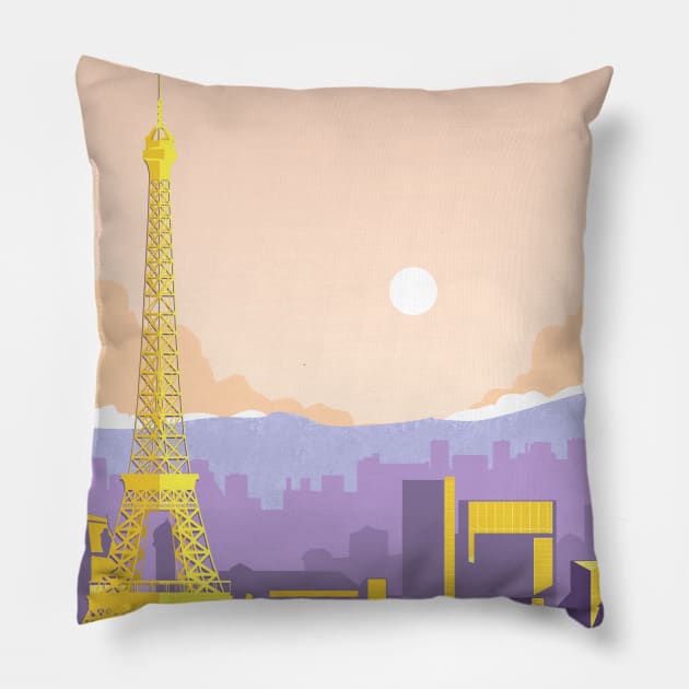 Paris Pillow by Zakaria Azis