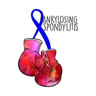 Ankylosing Spondylitis Fighter (black) T-Shirt