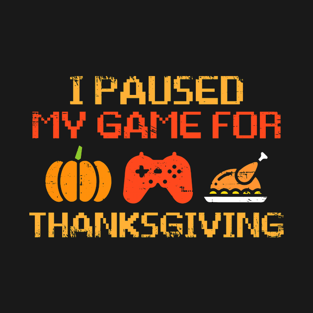 Happy Thanksgiving Gamer Turkey Video Game Lovers Kids Boys by _So who go sayit_