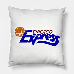 Vintage Chicago Express Basketball Pillow